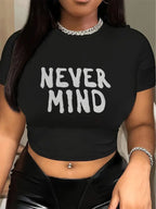 Women's Statement Print Crop T-Shirt