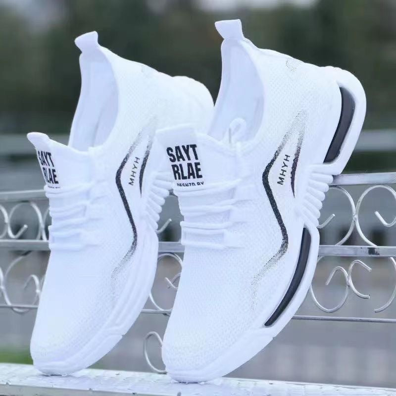 Women's Breathable Sports Sneakers with Flexible Sole and Elastic Entry