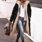 Women's Comfortable and Warm Down Jacket with Teddy Lining