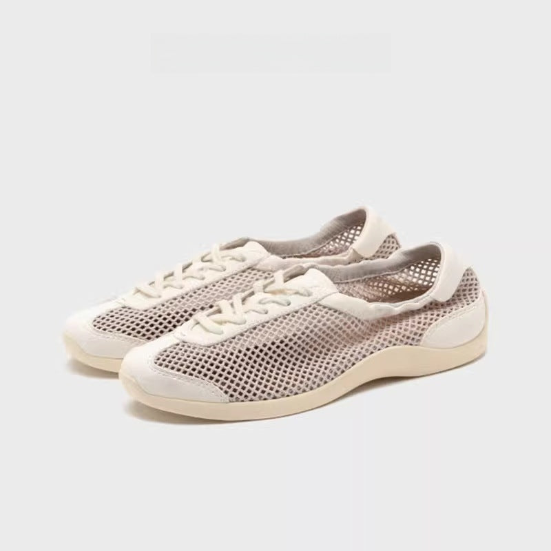 Women's Breathable Sneakers with Flexible Mesh Material