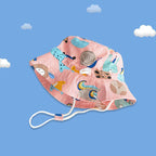 Kids Sun Hat with Fun Motifs