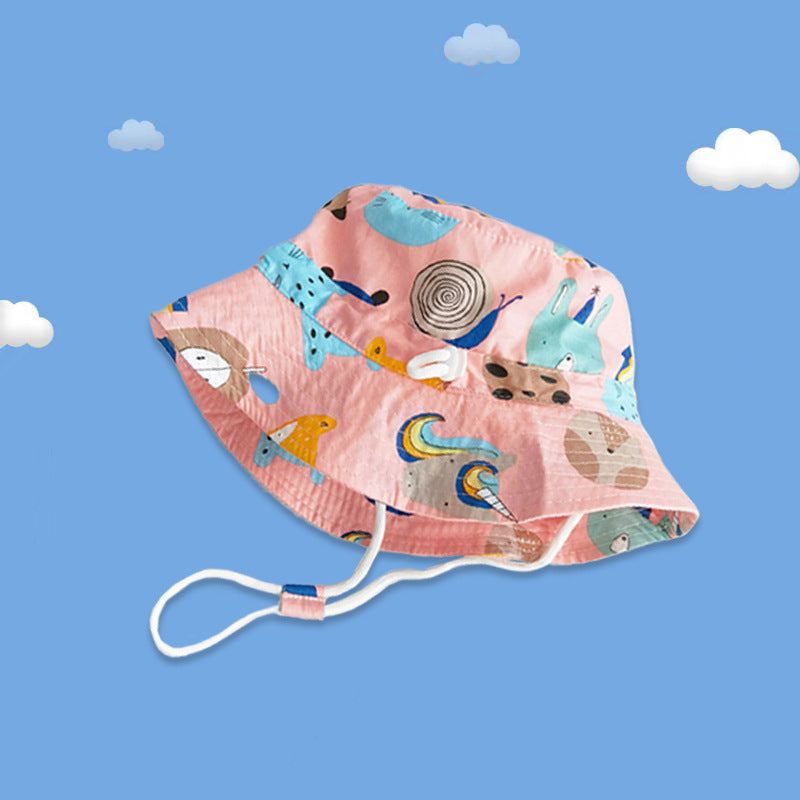 Kids Sun Hat with Fun Motifs