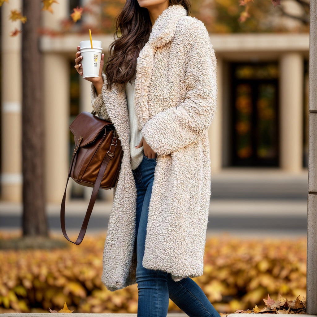 Women's Cozy Oversized Teddy Coat