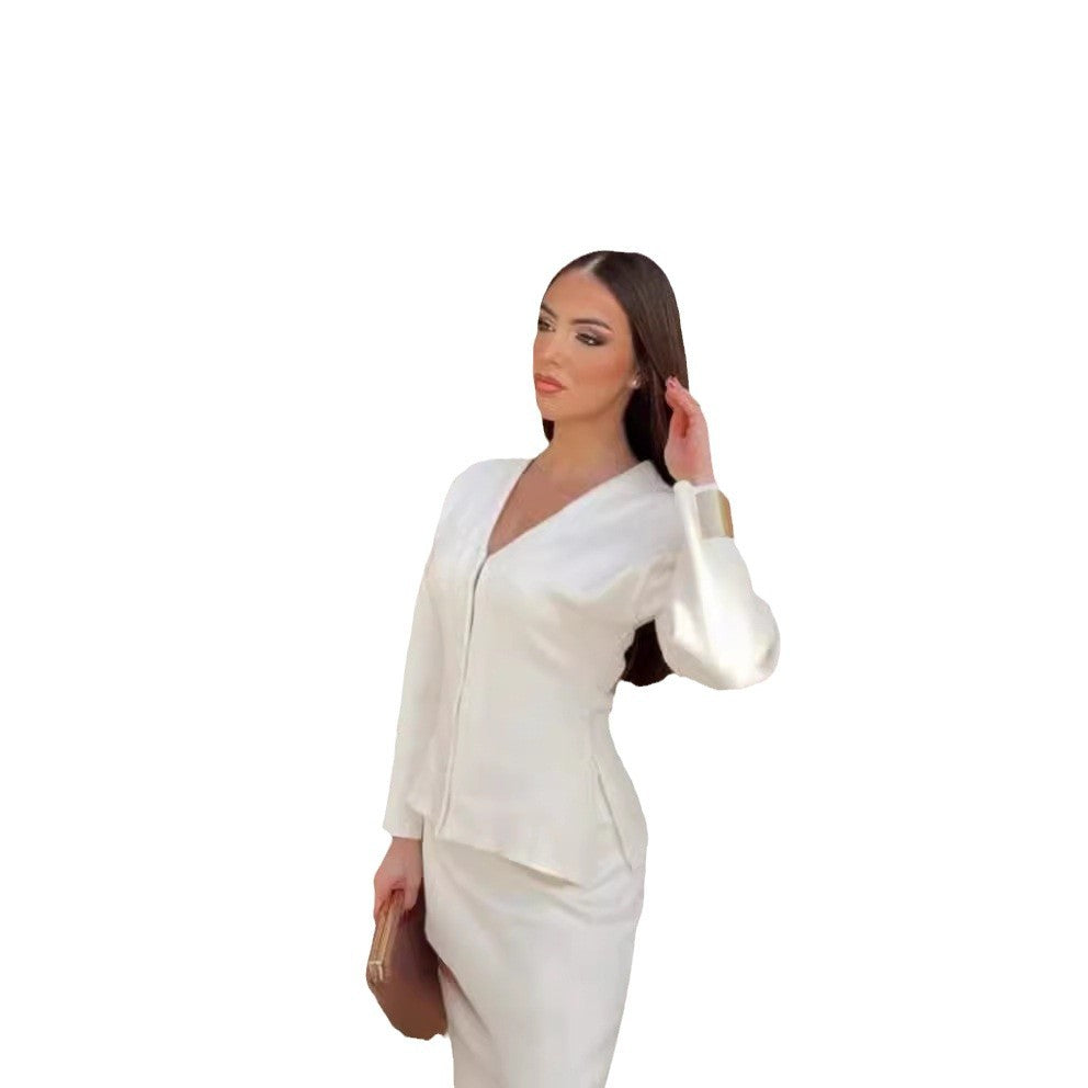 Women's Blazer and Skirt Set