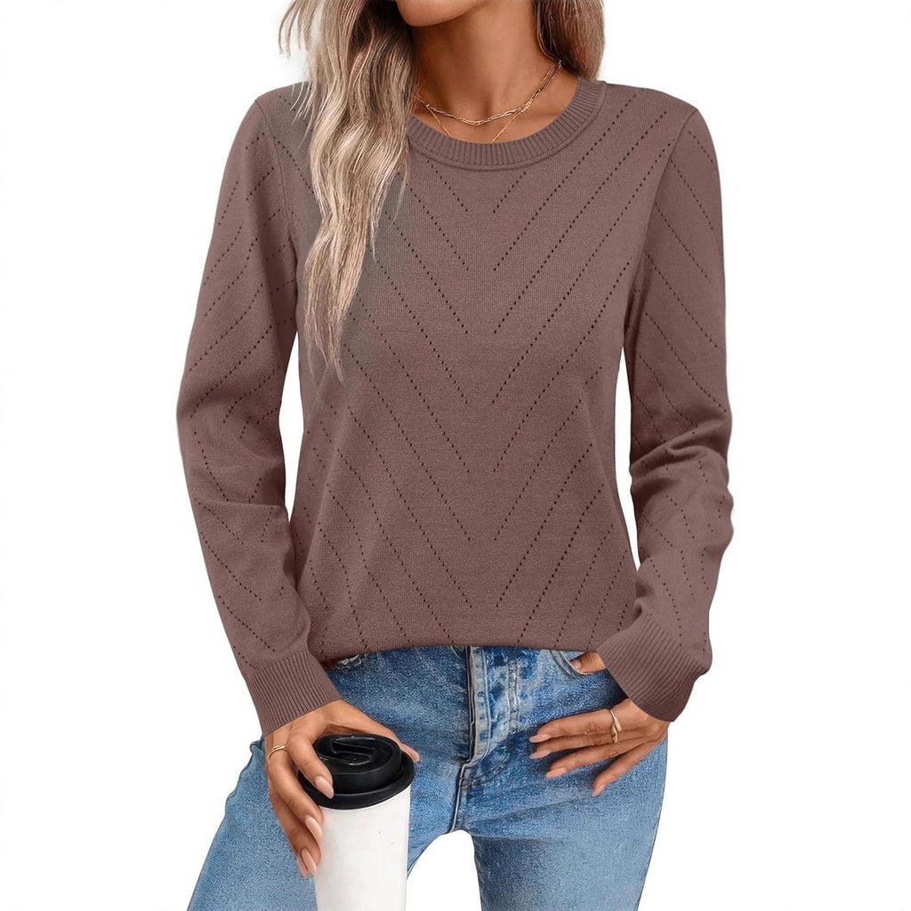 Women's Elegant Striped Sweater