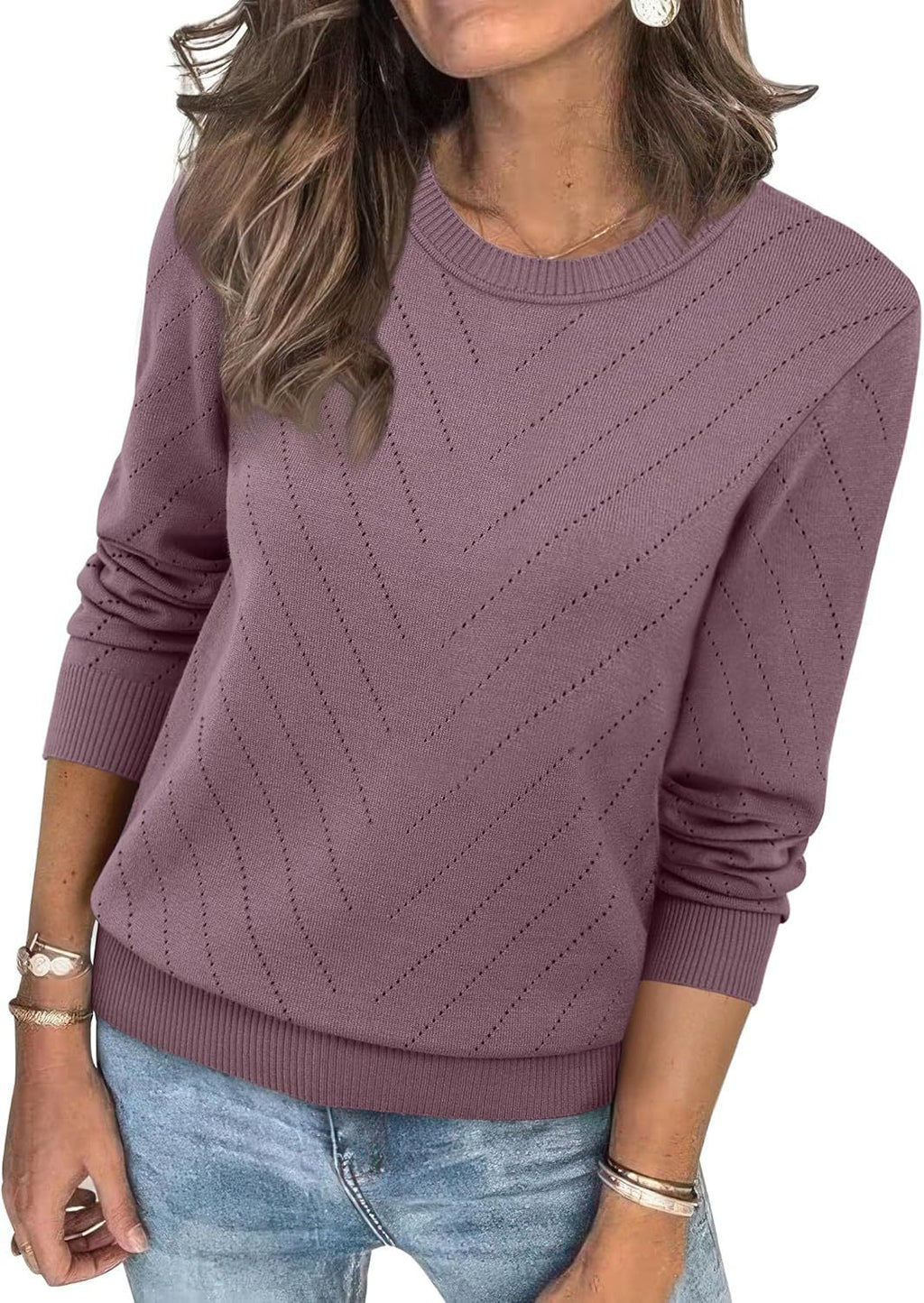 Women's Elegant Striped Sweater