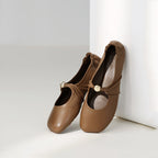 Women's Ballet Flats with Bow Accent
