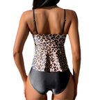 Women's Swim Top with Fashionable Wrap Look