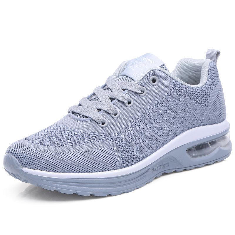 Women's Breathable Fitness Sneakers with Shock-Absorbing Sole