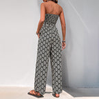 Everyday Jumpsuit with Elastic Bodice and Pattern