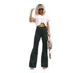 Women's High-Waisted Flared Jeans