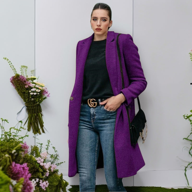 Elegant and Comfortable Women's Wool Coat
