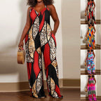 Women's Floral Wide Leg Jumpsuit