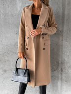 Women's Elegant and Stylish Double-Breasted Winter Jacket