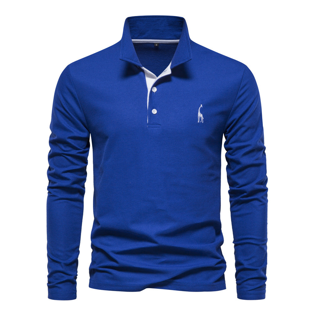 Men's Breathable Cotton Polo Shirt