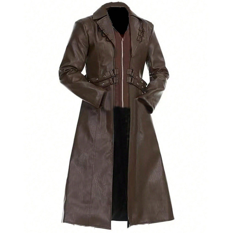 Elegant Jacket with Decorative Buckles