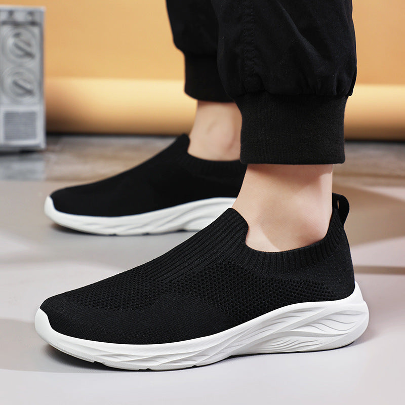 Women's Breathable Sock Shoes with Flexible Upper and Non-Slip Sole
