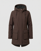 Women's Sporty Parka with Adjustable Hood