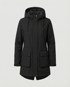 Women's Sporty Parka with Adjustable Hood
