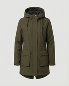 Women's Sporty Parka with Adjustable Hood