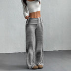 Women's Elegant Plaid Carrot Trousers