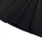 Women's Casual Skirt with Elastic Waistband and Drawstring