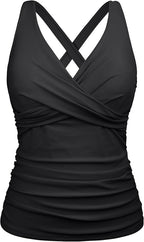Women's Swimsuit with Wrap Cut and Figure-Flattering Design