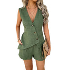 Women's Elegant Linen Jumpsuit