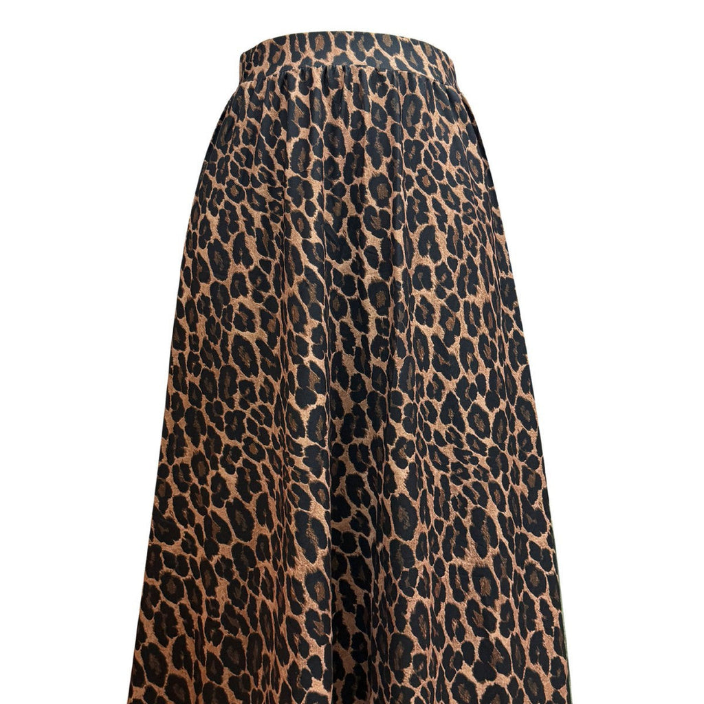 Women's Wide Waistband Voluminous Maxi Skirt