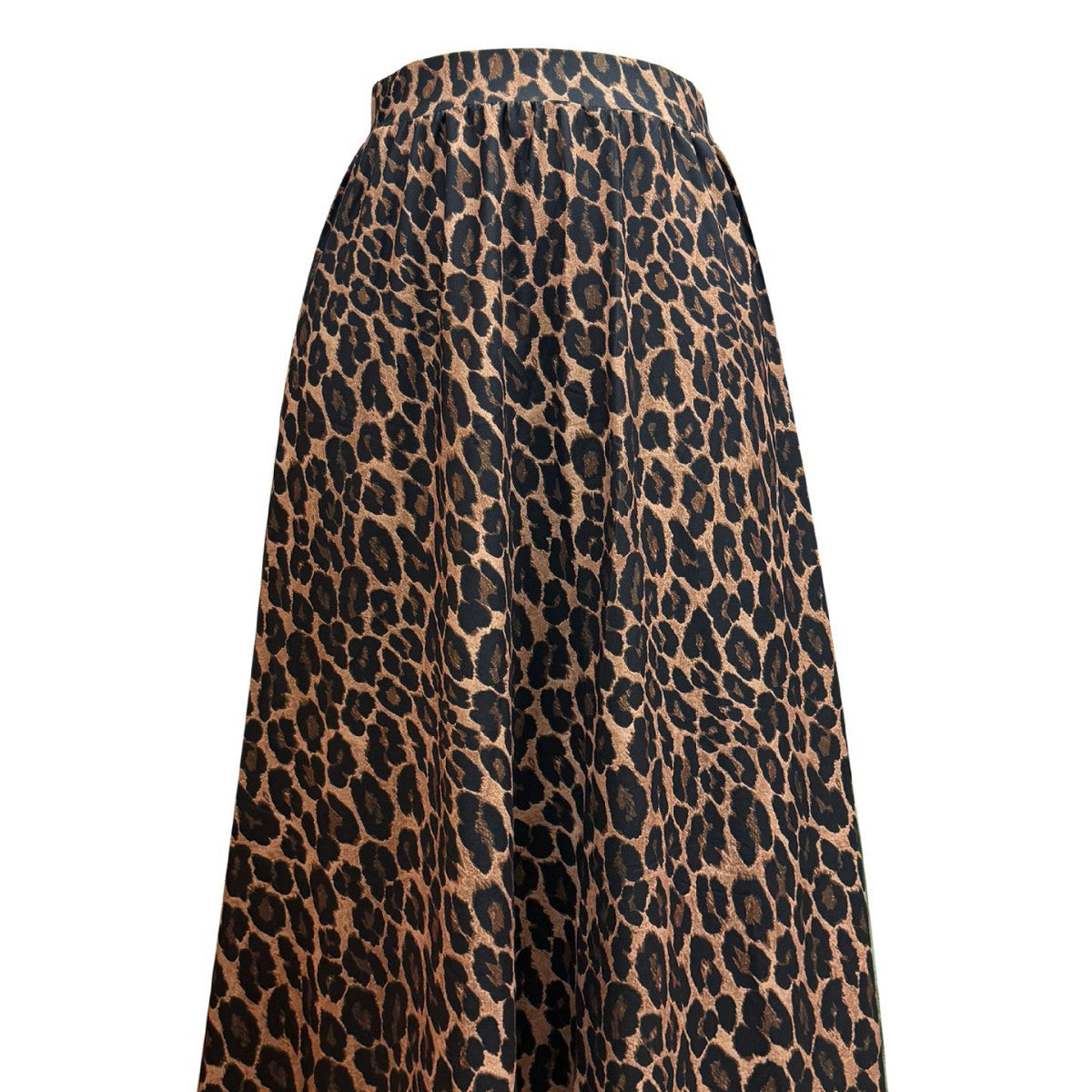 Women's Wide Waistband Voluminous Maxi Skirt