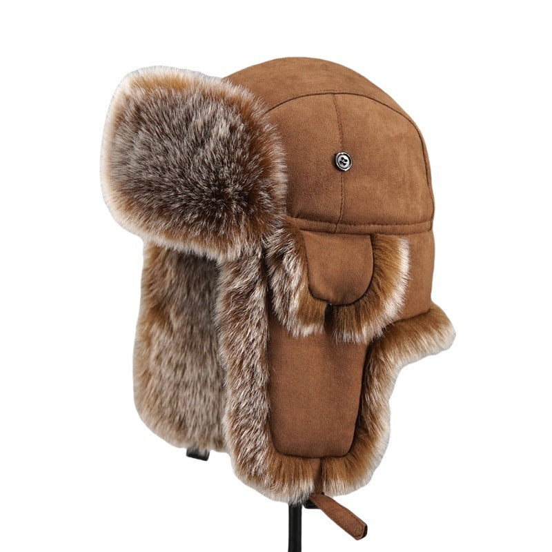 Women's Winter Hat with Fur-Lined Ear Protection