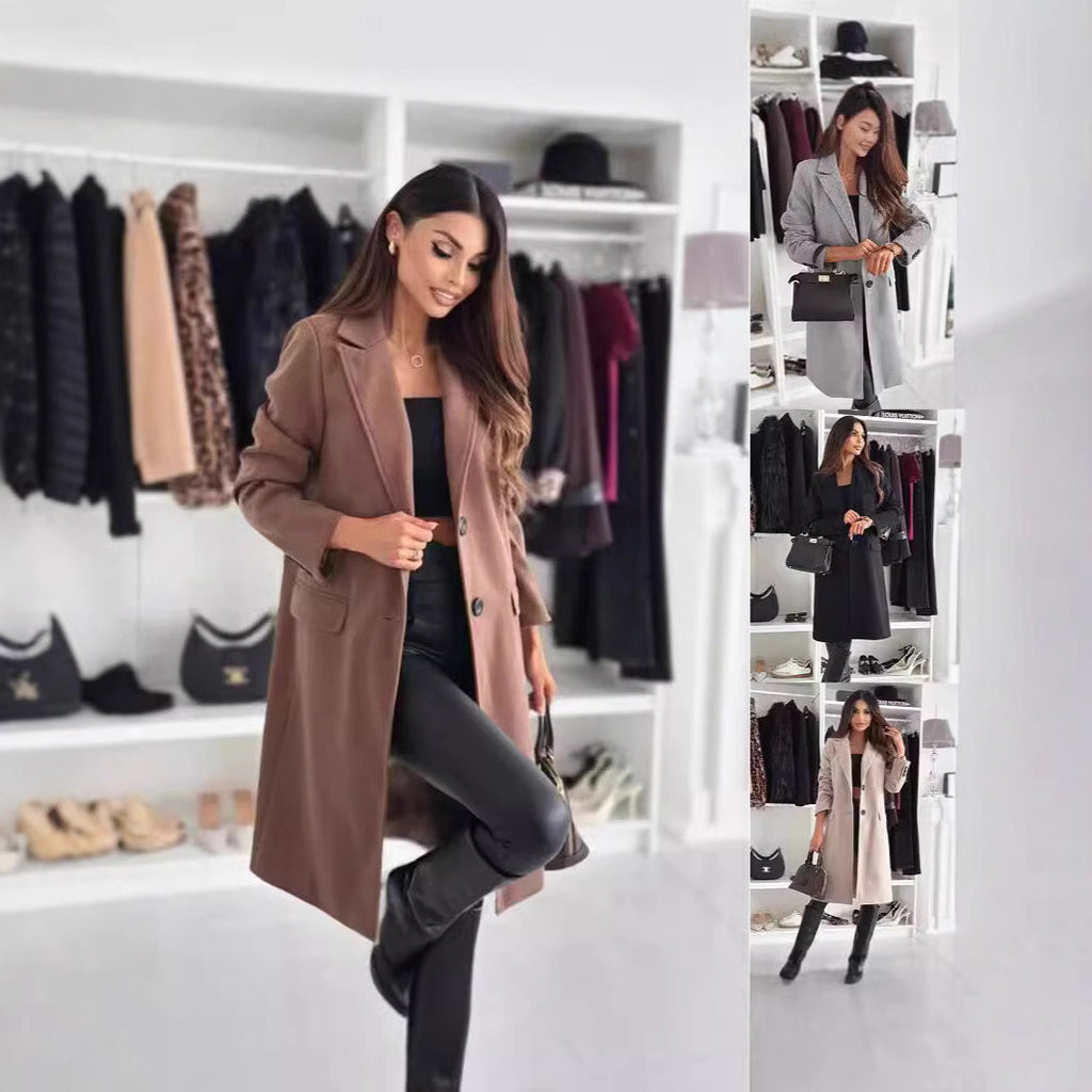 Women's Long Elegant Winter Jacket