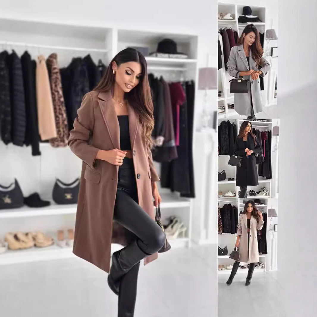 Women's Long Elegant Winter Jacket