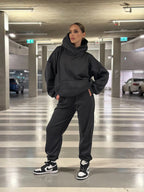 Women's Cozy Oversized Hoodie and Jogger Set