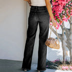 Women's High-Waisted Retro Flared Jeans