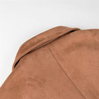 Elegant Women's Double-Breasted Wool Coat