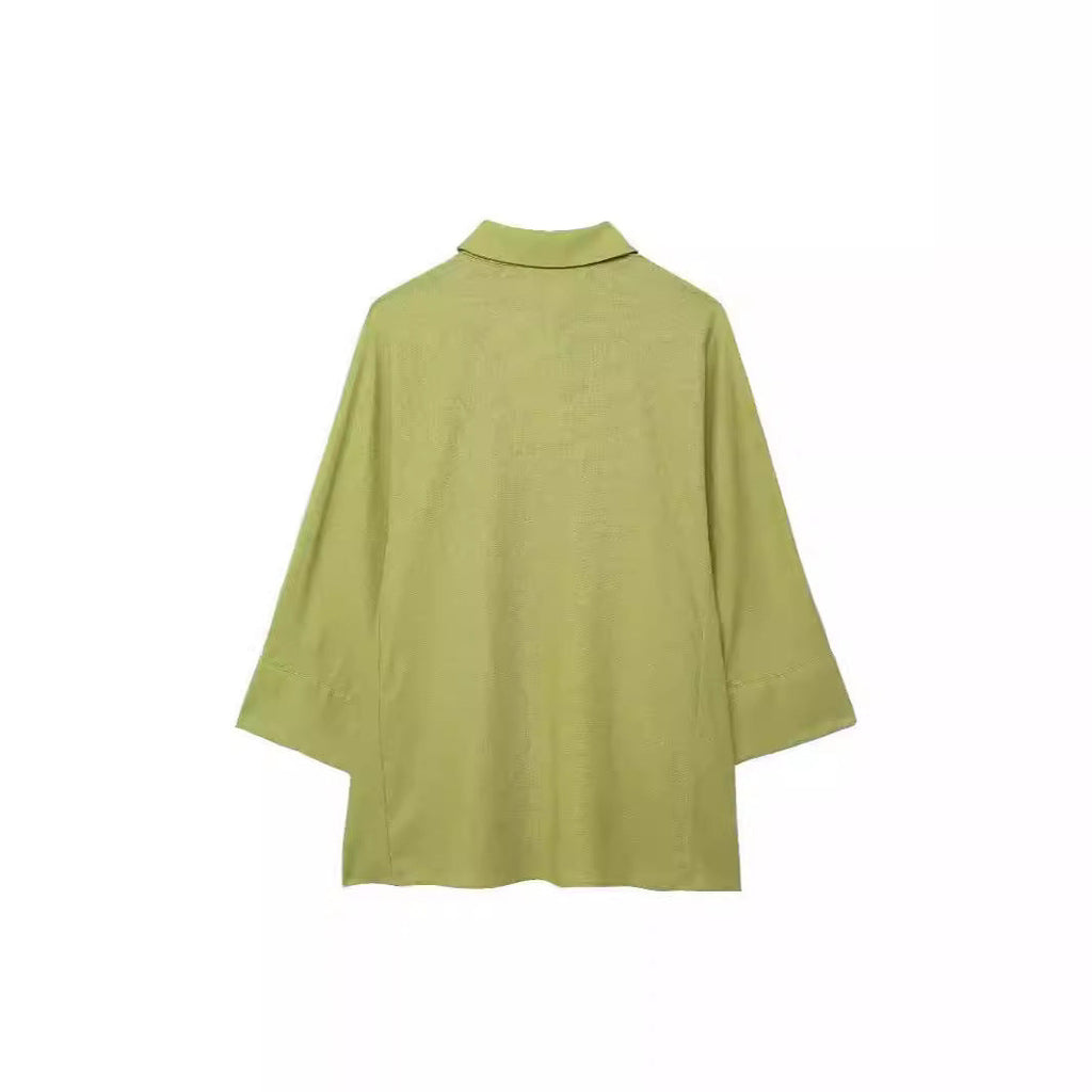 Casual Linen Shirt Blouse