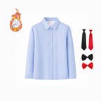 Women's Elegant Long-Sleeve Shirt with Innovative Temperature Regulation