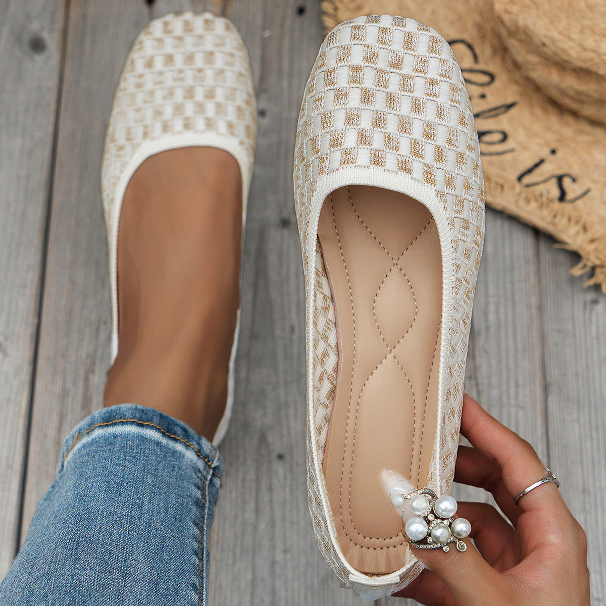 Women's Mesh Ballet Flats