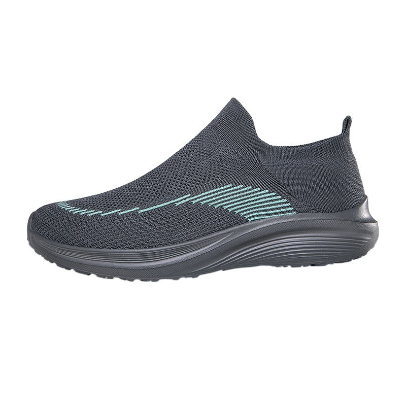 Women's Breathable Sport Sneakers with Flexible Knit Upper