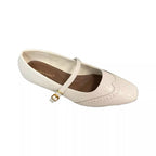 Women's Ballet Flats with Elegant Strap and Playful Cut