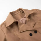 Women's Elegant Trench Coat with Epaulets and Waist Belt