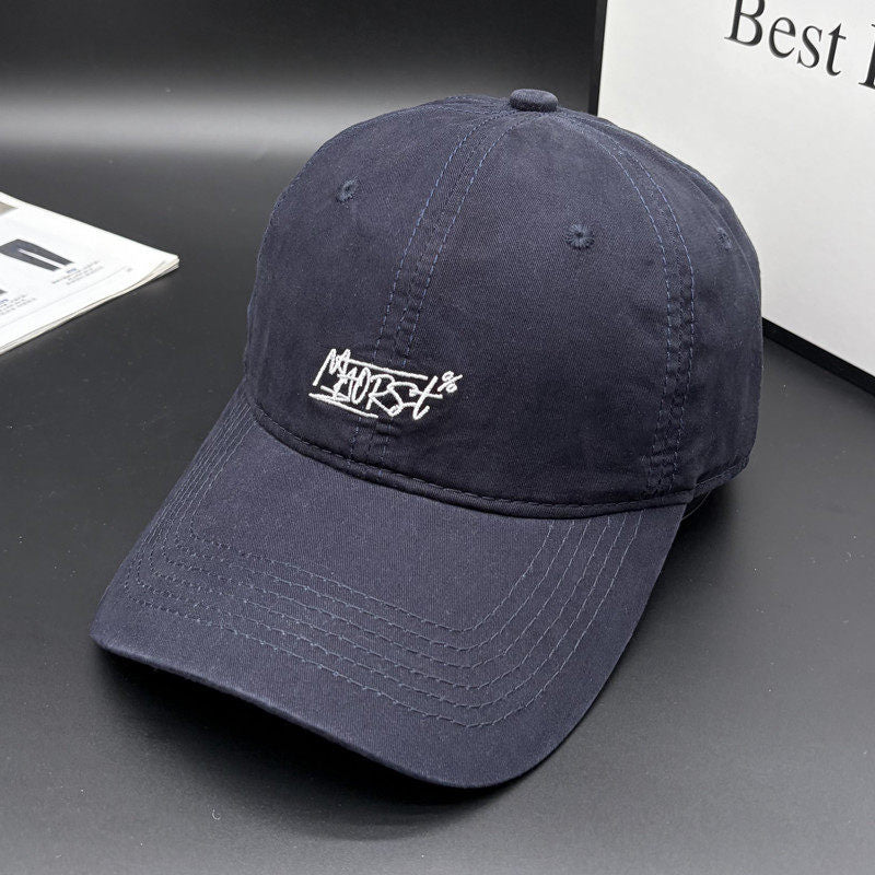 Men's Casual Stitch-Embellished Baseball Cap
