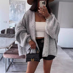 Women's Patterned Cardigan in Soft Cozy Fabric