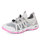 Women's Breathable Outdoor Sneakers with Elastic Quick-Lace System