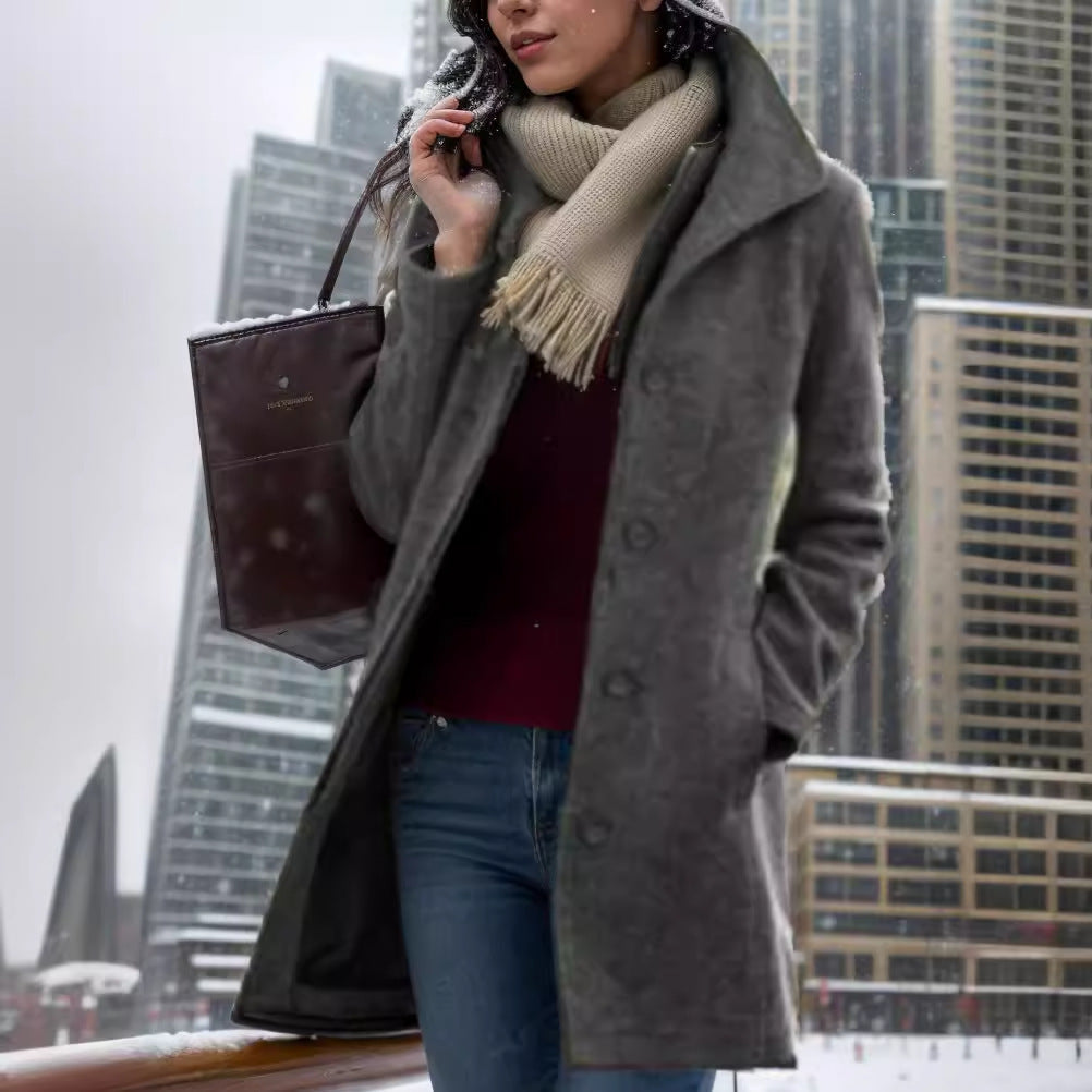 Women's Elegant Wool Coat