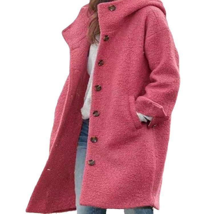 Women's Long-Sleeved Comfort Coat