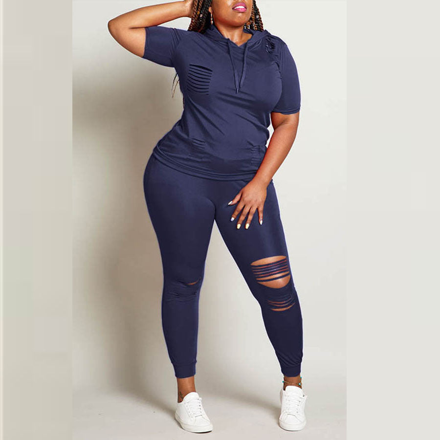 Women's Jogging Suit with Stylish Zipper Details and Sporty Fit