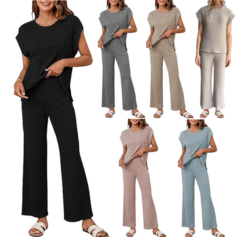 Women's Knitted Two-Piece Suit