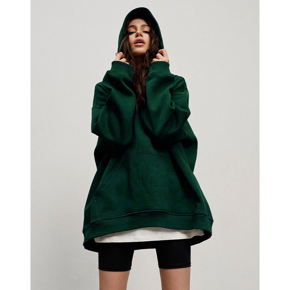 Women's Oversized Hoodie with Kangaroo Pocket